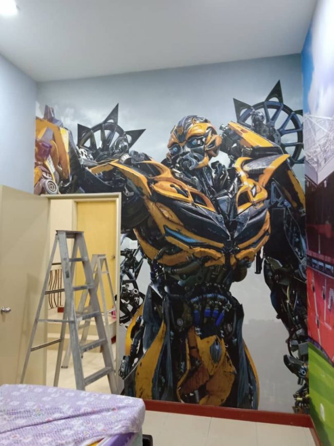 3D wallpaper printing