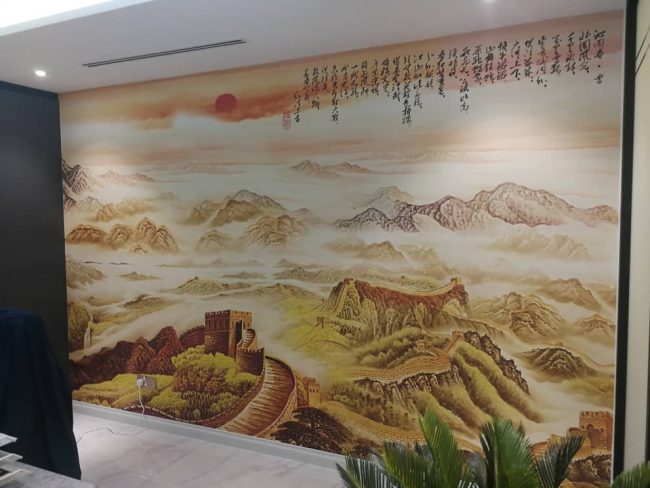 3D wallpaper printing