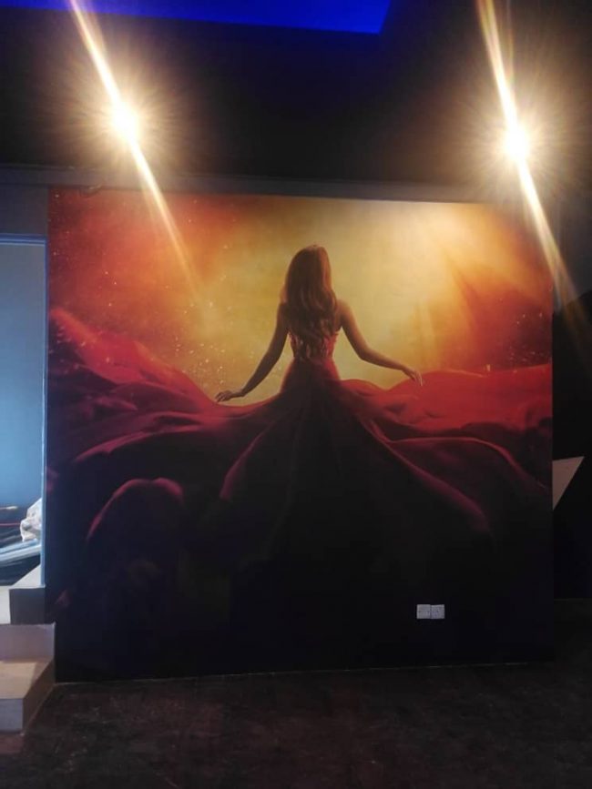 3D wallpaper printing