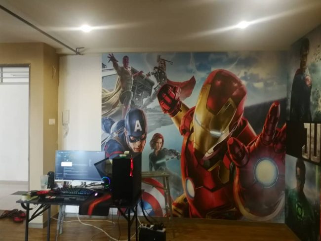 3D wallpaper printing