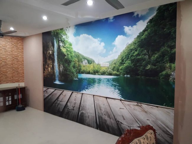 3D wallpaper printing