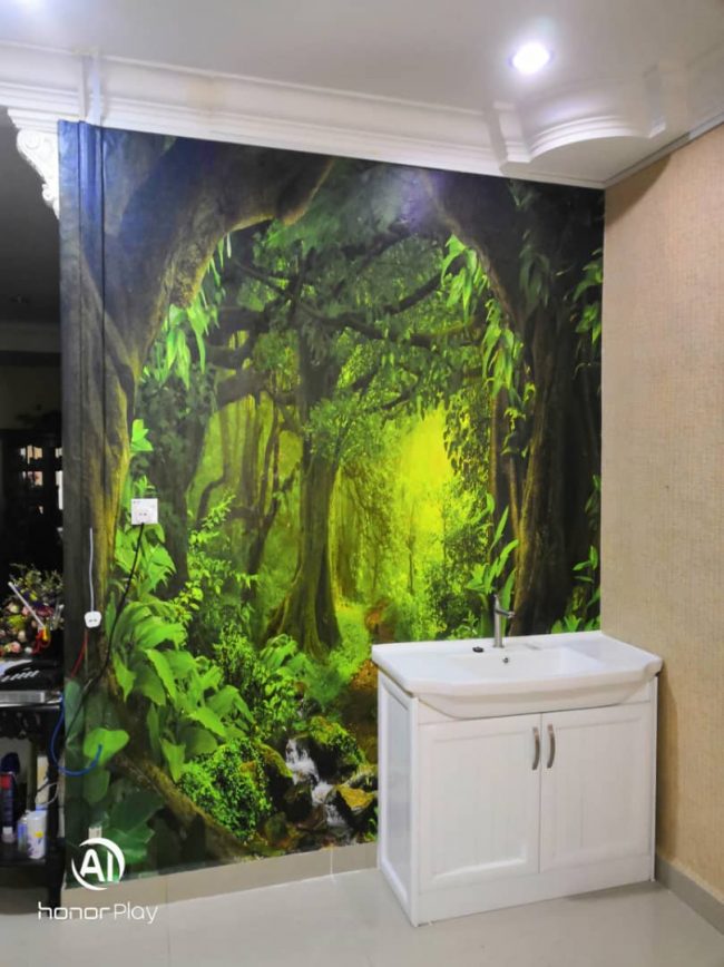 3D wallpaper printing