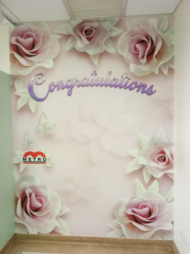 3D wallpaper printing