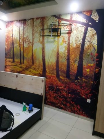 3D wallpaper printing