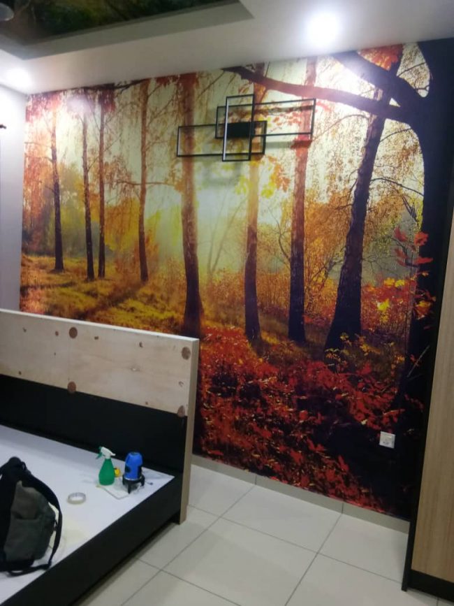 3D wallpaper printing