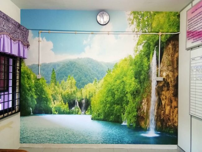 3D wallpaper printing
