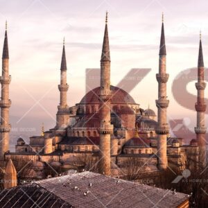 Sunset Sultan Ahmed Mosque Islamic Mural 11039838