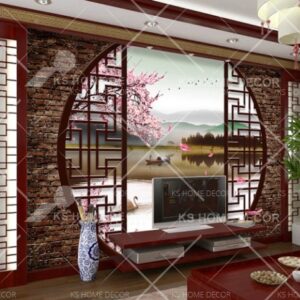 Chinese Water Painting Art Oriental Mural 11549864