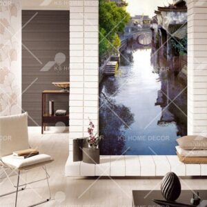 Chinese Water Painting Art Oriental Mural 11857649