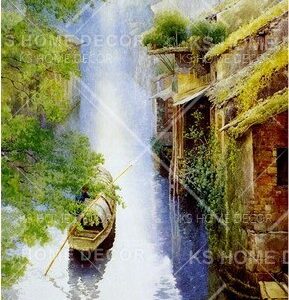 Chinese Water Painting Art Oriental Mural 12158480