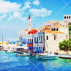 Greece Scene Nature Architectural Mural B12242194
