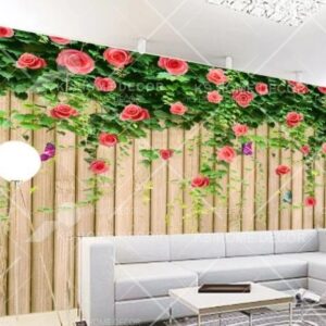Rose Wallpaper On Wall- 12520865
