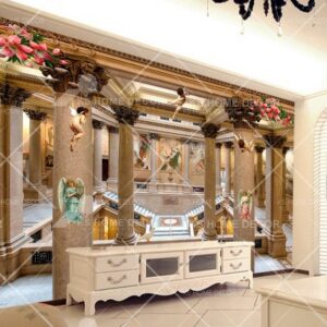 Interior Vintage Historical Building View Architectural Mural B13038227