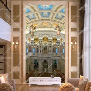 Interior Library of Congress Great Hall View Architectural Mural B13050849