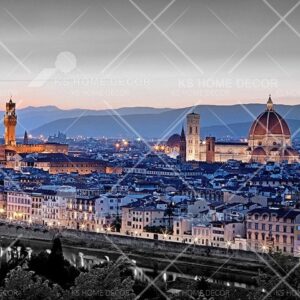 Florence City View Nature Architectural Mural B13051438