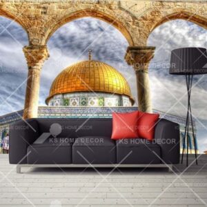 Dome of the Rock Mosque Islamic Mural 13476733