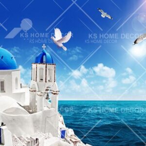Sea View Santorini View Nature Architectural Mural B13605650