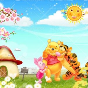 Winnie The Pooh and Friends Character Mural B13634858