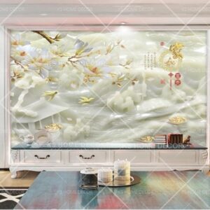 3D Jade Art Chinese Art Oriental Mural 13725253