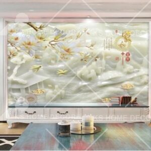3D Jade Art Chinese Art Oriental Mural 13725253