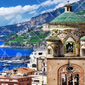 Positano Scene Nature Architectural Mural B13789191