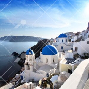 Sea View Santorini Scene Nature Architectural Mural B13961462