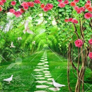 3D Rose Flower Wallpaper 13999605