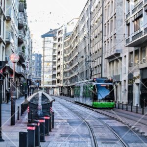 Street Of Vitoria Scene Nature Architectural Mural B14263010