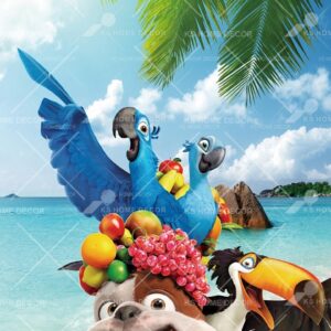 Rio Character Mural B14371956