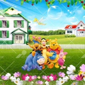 Winnie The Pooh and Friends Character Mural B14750384