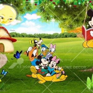 Mickey Mouse Character Mural B14915387