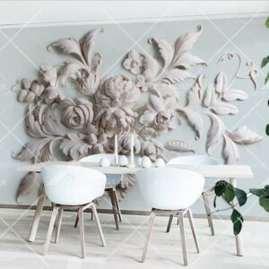 3D Floral Luxury Mural B14952371