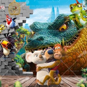 Cartoon Character Mural B15079817