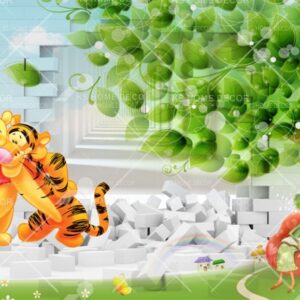 Winnie The Pooh and Friends Character Mural B15257064