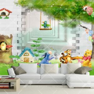 Winnie The Pooh and Friends Character Mural B15299814