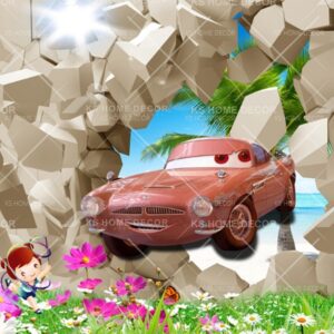 The Cars Character Mural B15307515