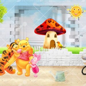 Winnie The Pooh and Friends Character Mural B15314375