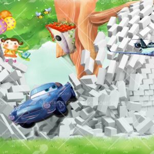 The Cars Character Mural B15351852