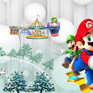 Super Mario Character Mural B15355240