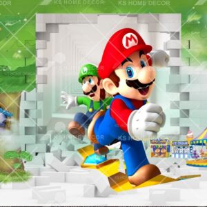 Super Mario Character Mural B15370950