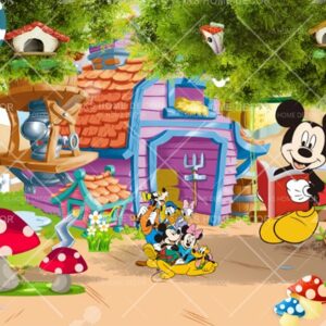 Mickey Mouse Cartoon Character Mural B15454119