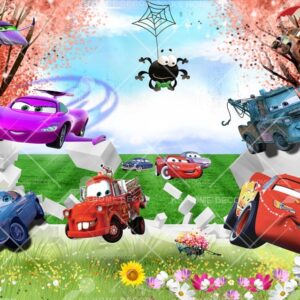 The Cars Character Mural B15483955