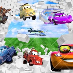 The Cars Character Mural B15495536