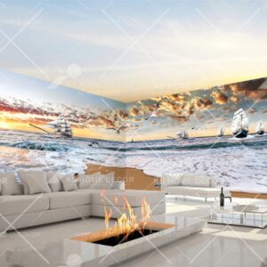 3D Theme Seaside Beach Nature Mural 15532543