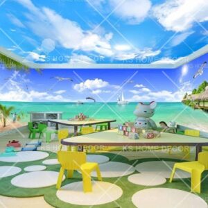 3D Theme Island Beach Seaside Scene Nature Mural 15545546