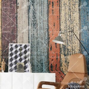 Colourful Painting Wall Architectural Mural B15565946