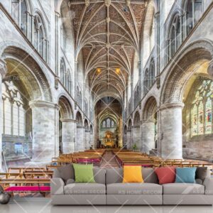 Interior Hereford Cathedral Architectural Mural B15609297