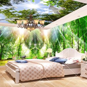 3D Theme Woodland Nature Mural 15639222