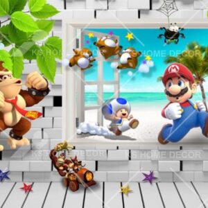 Super Mario Cartoon Character Mural B15655565