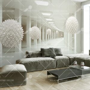 Inhouse Pillars Architectural Mural B15883645